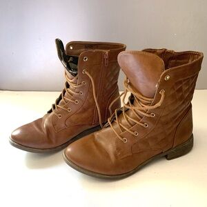 MyStyle Brown Combat Boots Ladies Size 7